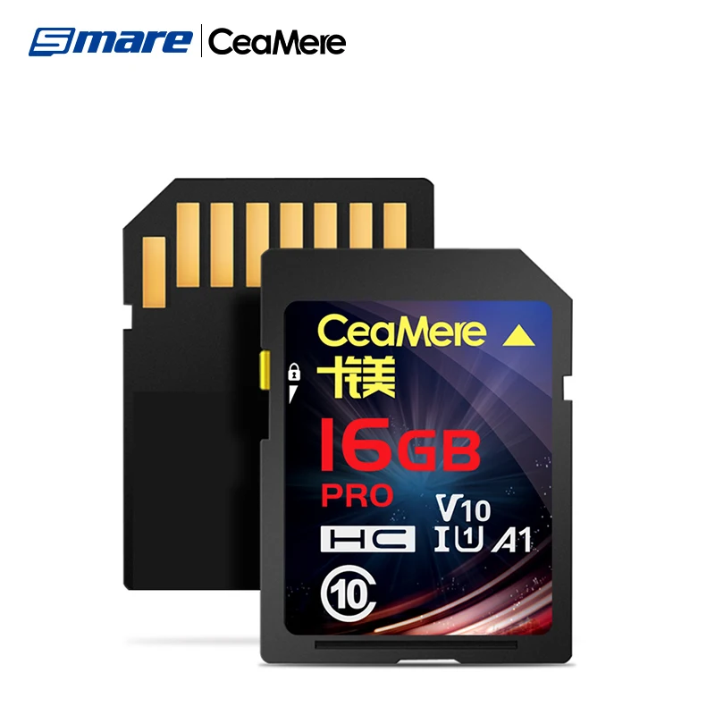 

Ceamere Wholesale Storage card 256GB 64GB 32GB 16GB 128GB Black Memory SD Card Class 10 UHS-3 Flash Carte Memoire 32GB Memoria