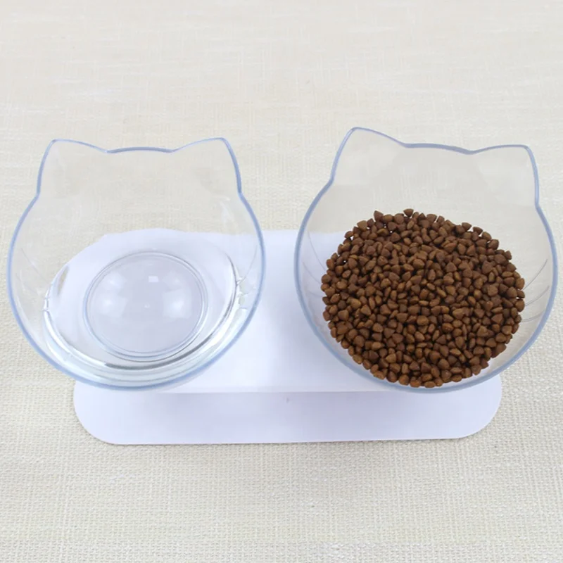 

Can be customized cat ear shaped pet food feeder plastic pet food bowl