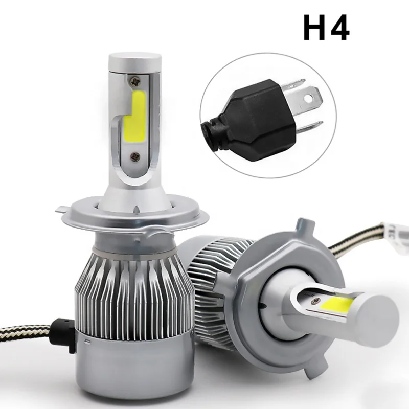 Auto lighting Systems 72W H4 LED Headlight  C6 led Headlight