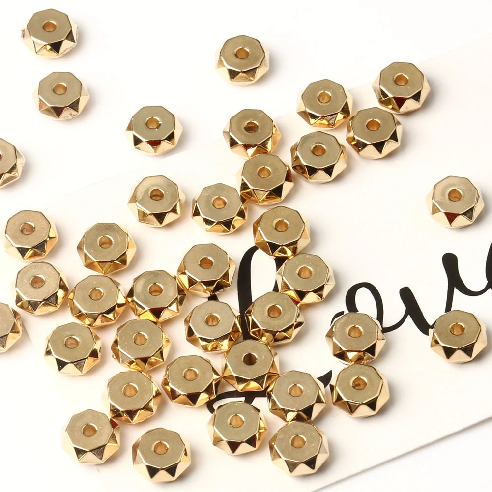 

Wholesale 7*4MM Round Shape Faceted CCB Plastic Loose Spacer Beads for Jewelry Making