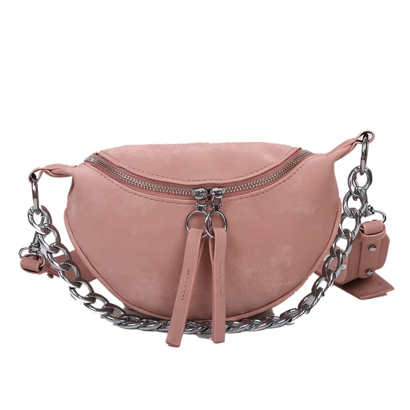 

new fashion crossbody popular waist bag handbags chains shoulder bags for women, Customized color