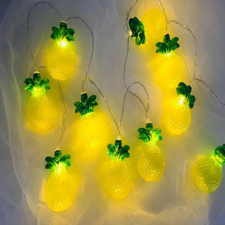 Festival Decoration 1.5M Fairy Creative Battery Led Pineapple String Light