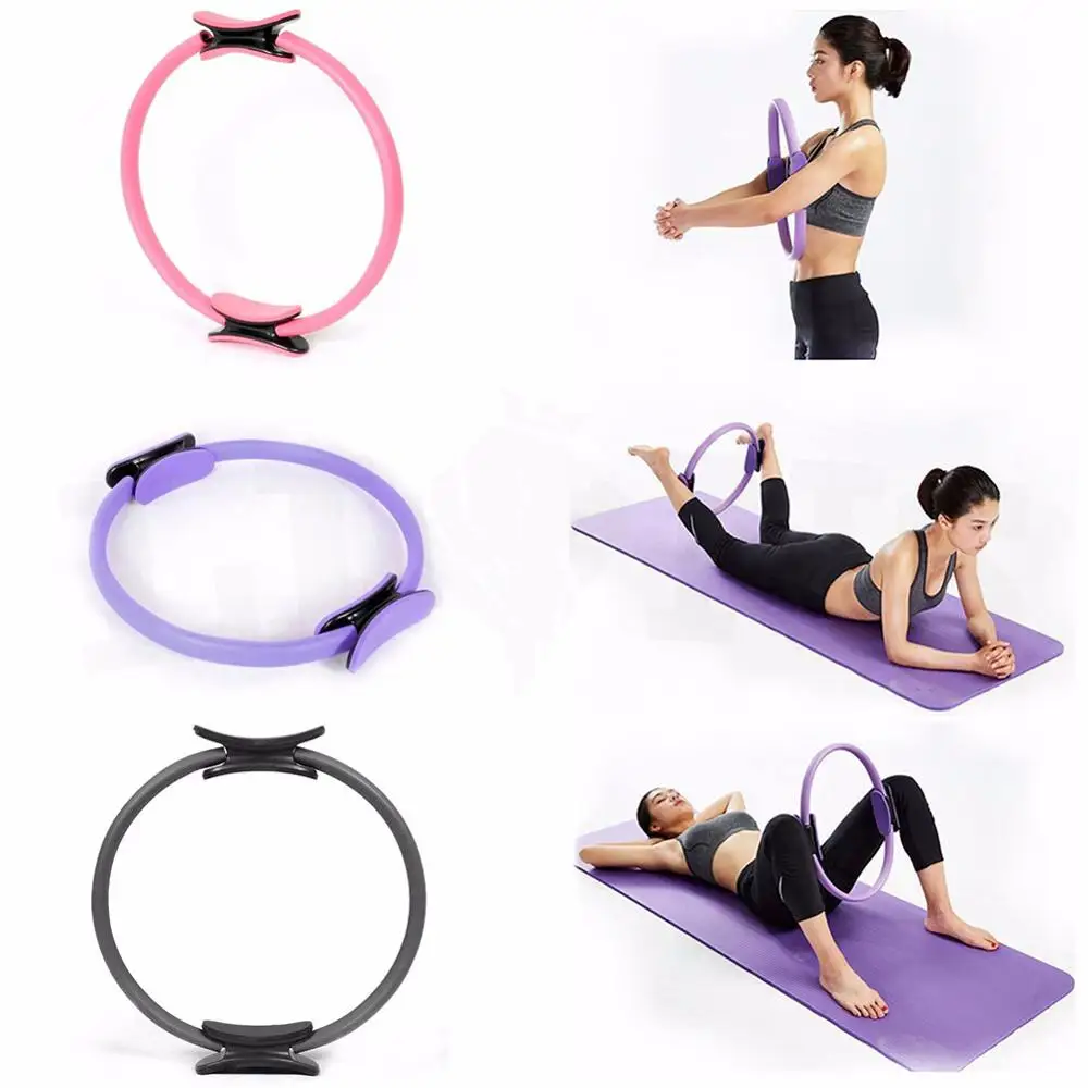 

Circle Gymnastic Aerobic Exercise Fitness Stretch Resistance Ring Professional Yoga Gym Workout Pilates Accessories