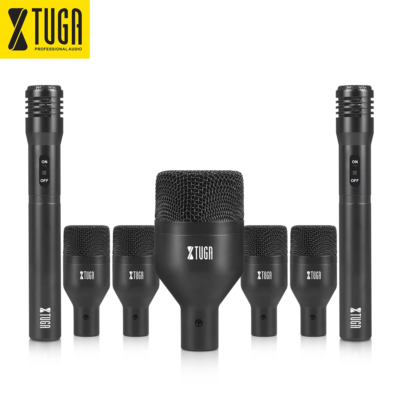 

xtuga professional musical instruments drum kit microphone set