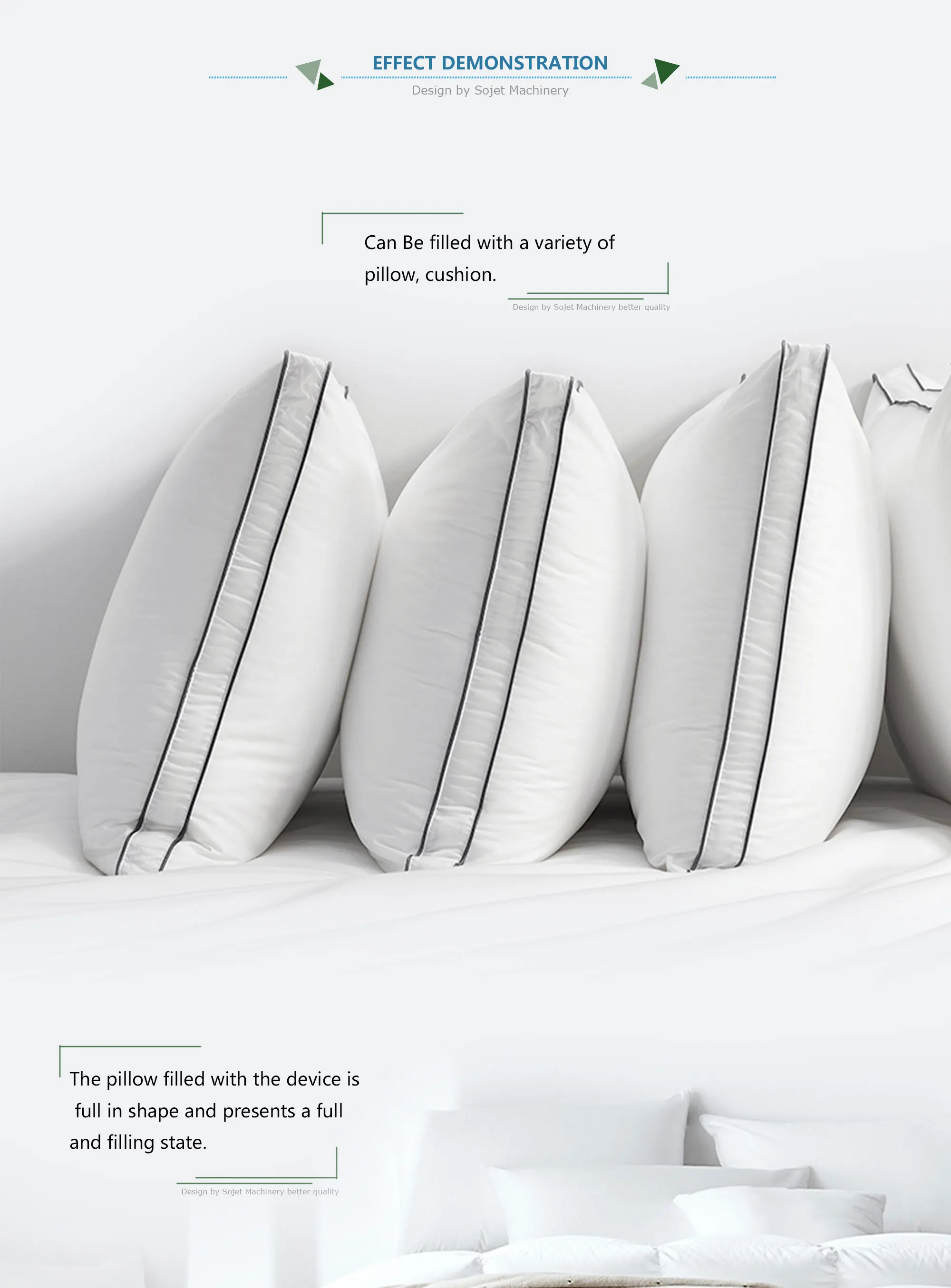 Pillow Filling Machine Automatic Fiber Opening And Filling Pillow Or