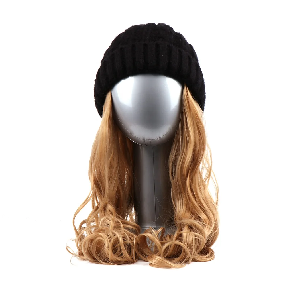 Bonnet avec cheveux Clearance
