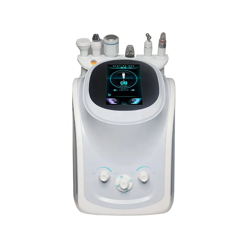 

Newest Facial Cleaning Beauty Device Hydra 6 in 1 H202 Beauty Machine Facial machine, Gray+white