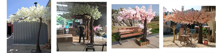 wholesale mini artificial white cherry blossom tree for home decoration