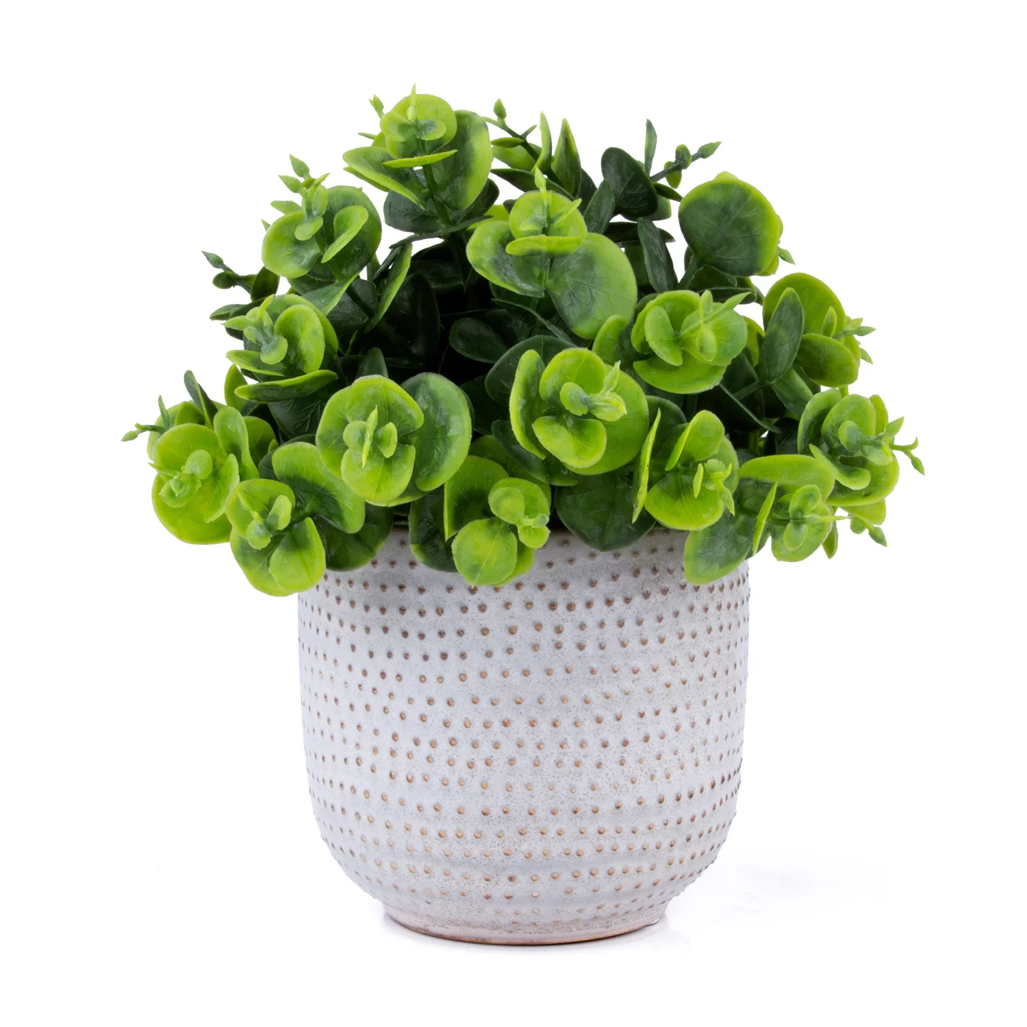 

Artificial Plants Succulent Flowers with Ceramic Pot, Green artificial potted plants for office table decoration