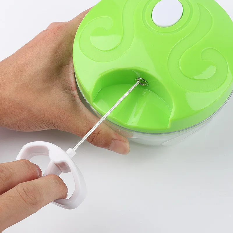 
Manual speedy Chopper Hand Held Vegetable Chopper Blender to Chop Fruits Garlic Cutter Twist Shredder Manual Slicer Grinder 