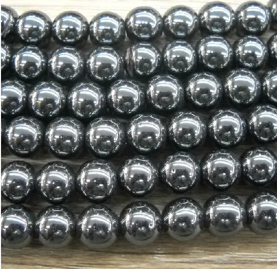 

Gemstone Bead Strands 2022 HSQ cheap hematite iron ore 4mm 6mm 8mm 10mm 12mm loose gemstone price hematite beads