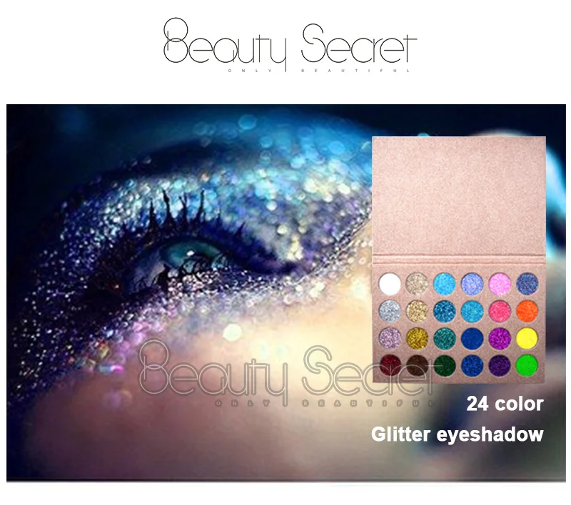 

Customized 24 colors eyeshadow palette eyeshadow palette private beauty makeup maquillaje al por mayor para vender