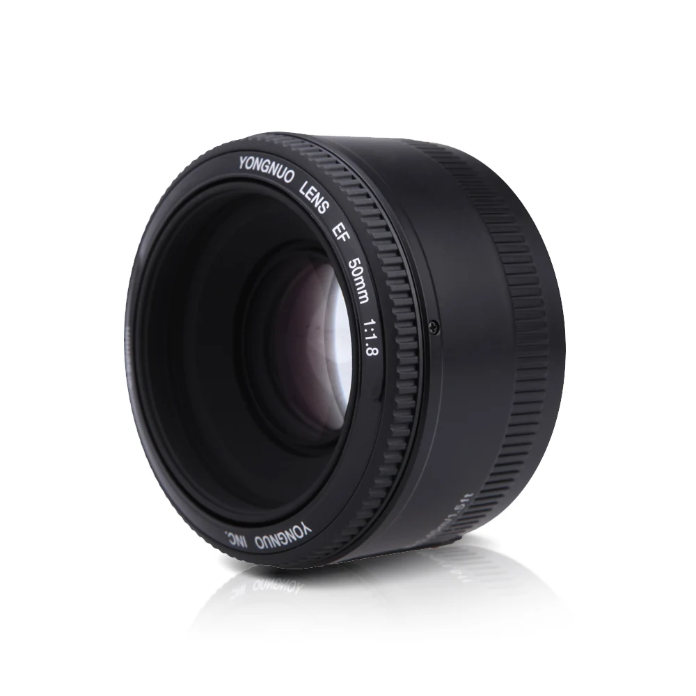 

YN50mm YN50 F1.8 Camera Lens EF 50mm AF MF Lenses For Canon Rebel T6 EOS 700D 750D 800D 5D Mark II IV 10D 1300D, Black