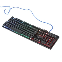 

OEM wholesale 19 keys anti-ghosting rainbow backlit gaming keyboard with metal base