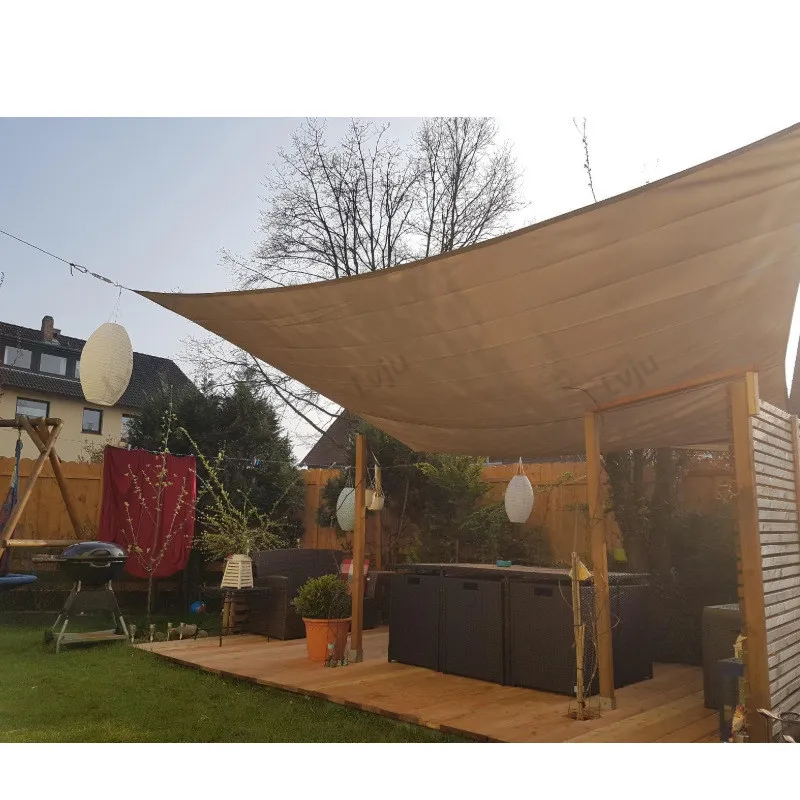 

Lvju Multi Color 9.8x9.8ft 3x3m Waterproof Sun Shade Sail Tent Fabric, Over 20 colors /custom