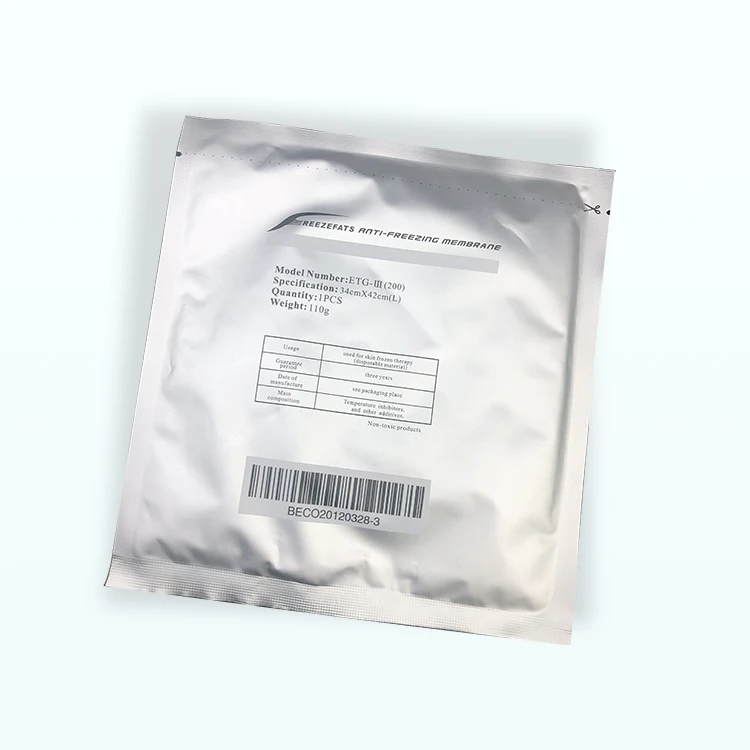 

High Quality Multisize Cryolipolysis Anti Freeze Membrane Cryo Antifreeze for Cryocold Lipolysis Salon Use, White