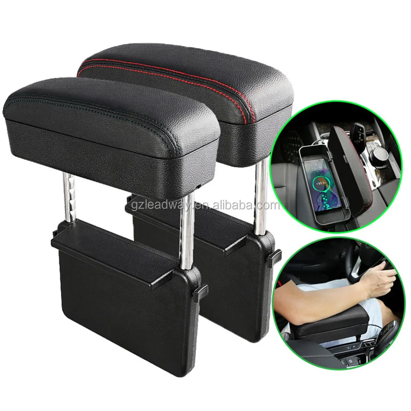 Wireless Charging Car Armrest Box Elbow Adjustable Car Center Console