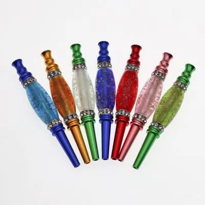 

D0433 Factory Wholesale Mouth Tips Hookah nozzle Luminous Hookah Holder Handmade Hookah Tips, Custom color