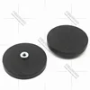 round shape rubber coated holding disc magnet strong pull force N35 -N52 m4/m5/m6/m8/m10