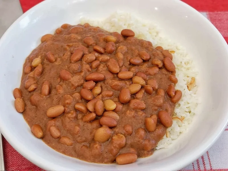 homemade refried beans