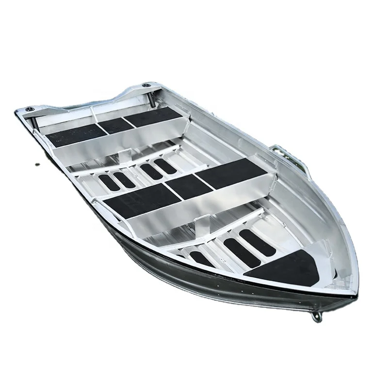 

Aluminum boat Deep V Jon boat fishing boat for sale, Silver or customized color