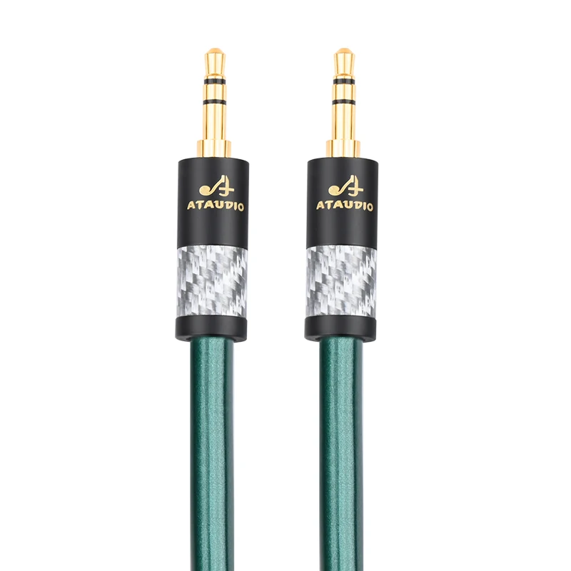 

HIFI aux OCC cable HiFi aux cable car phone audio male to male connection audio cable For Huawei Xiaomi