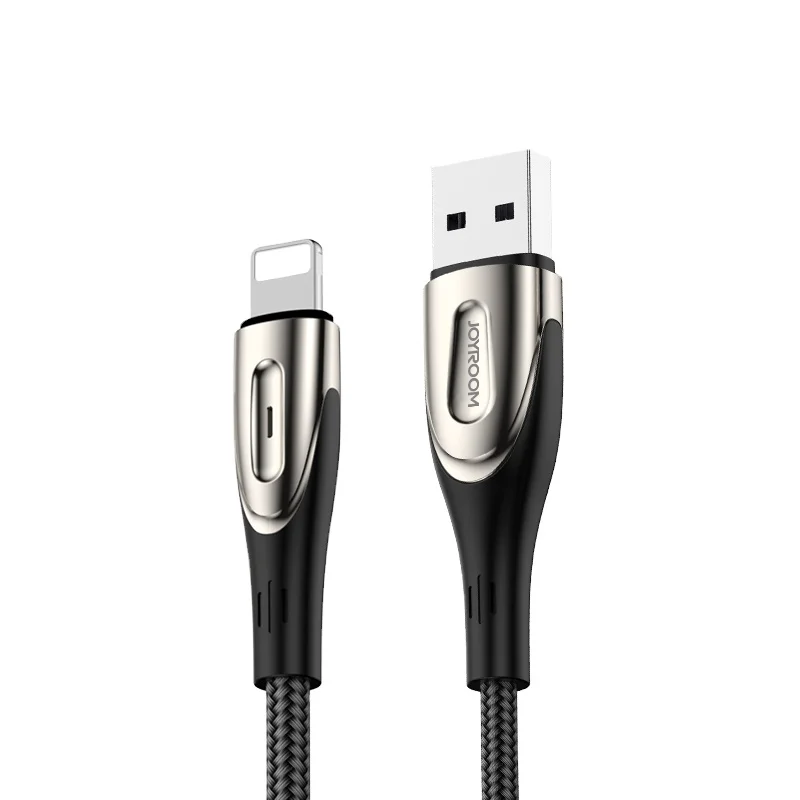 

Joyroom S-M411 3A fast charging data cable with LED breathing light for iphone