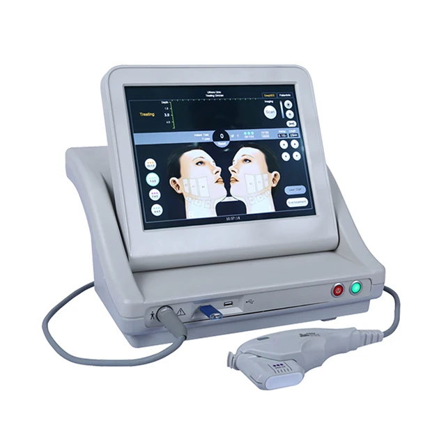 

Best Price 10000 Shots Portable Classic Hifu 7d Anti-Aging Ultrasound Face Lift Machine With Mini Cartridge, White