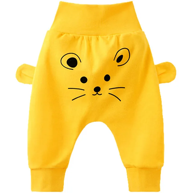 

Baby Big Butt Pp Pants Pure Cotton Baby High Waist Belly Pants Men And Women Children Spring And Autumn Harem Pants, Picture shows