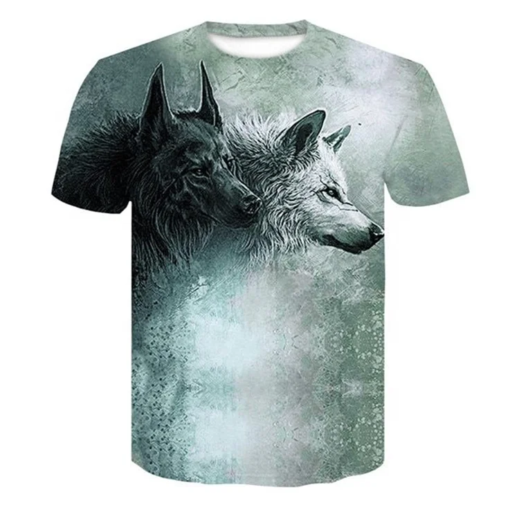 

100% polyester all over print t-shirt 3d printing sublimation t-shirt men