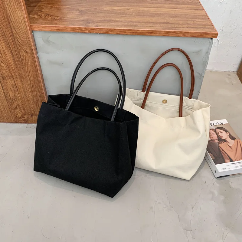 

Hot Selling Beach Bag Woman Tote Bags With Custom Printed Logo Custom Large Canvas Tote Bag