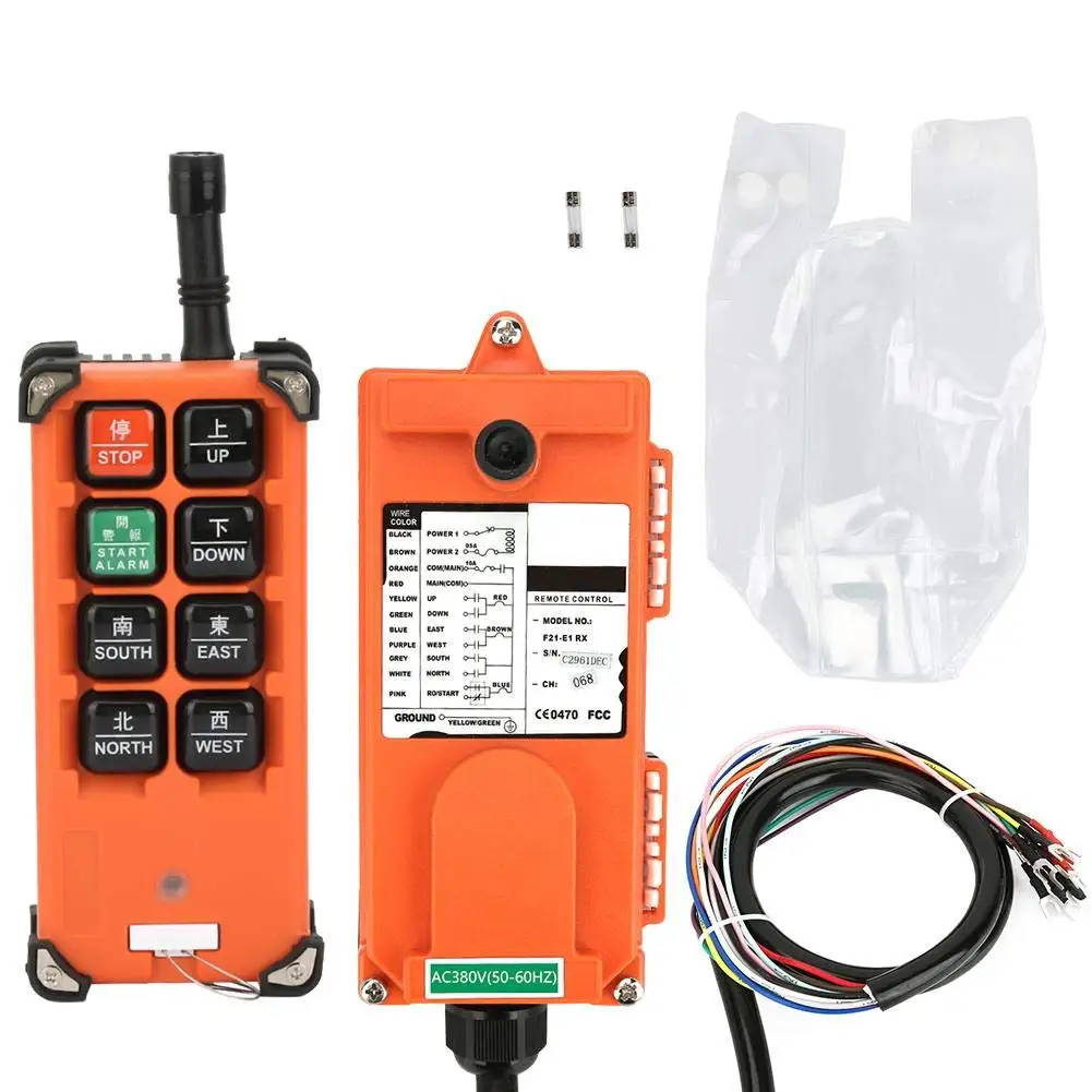 

Universal F21-e1b Radio Control Transmitter And Receiver Telecrane Wireless Industrial Electric Remote Control