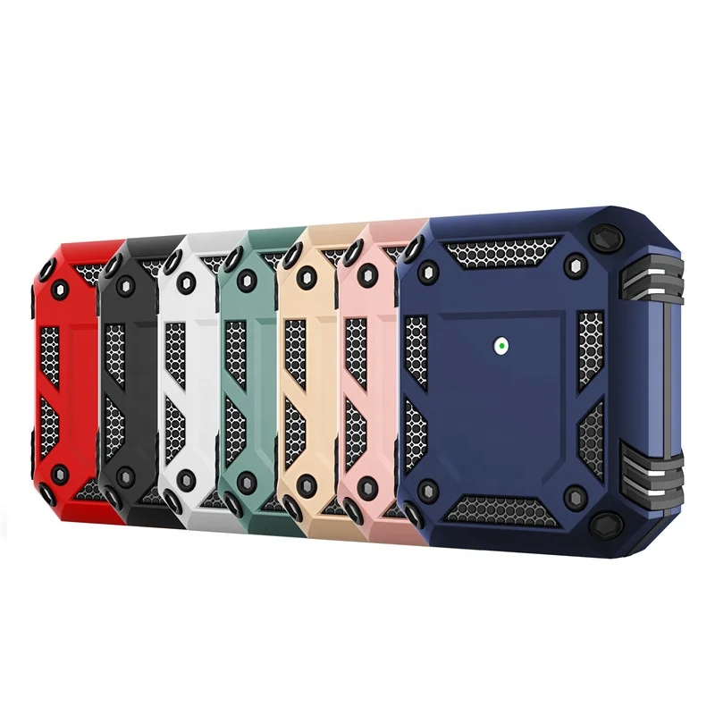 

Shockproof Rugged PC TPU Wireless Earphone Accessories Funda Cover Case For Airpods 1 2 Air Pods Case