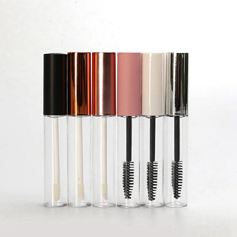 Luxury 4ml Empty Unique Round Shaped Lip Gloss Tube With Wand,Lipgloss