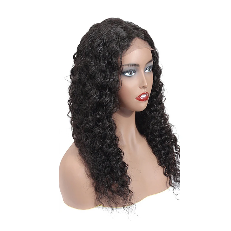 

Natural Loose Deep Wave Human Hair Black Wigs Wholesale Curly Full Hd Lace African Deepwave Wig