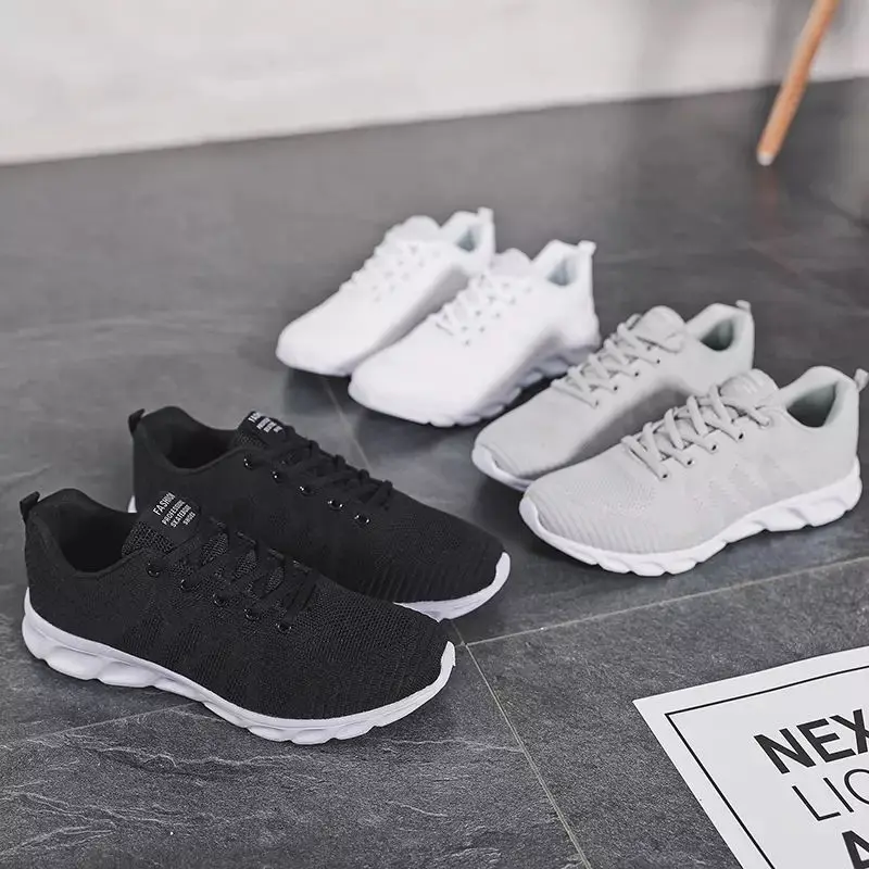 

2020 Hot Sale Men Casual Sneakers White Couple Breathable Outdoor Sport Shoes Mesh Sport Shoes Women