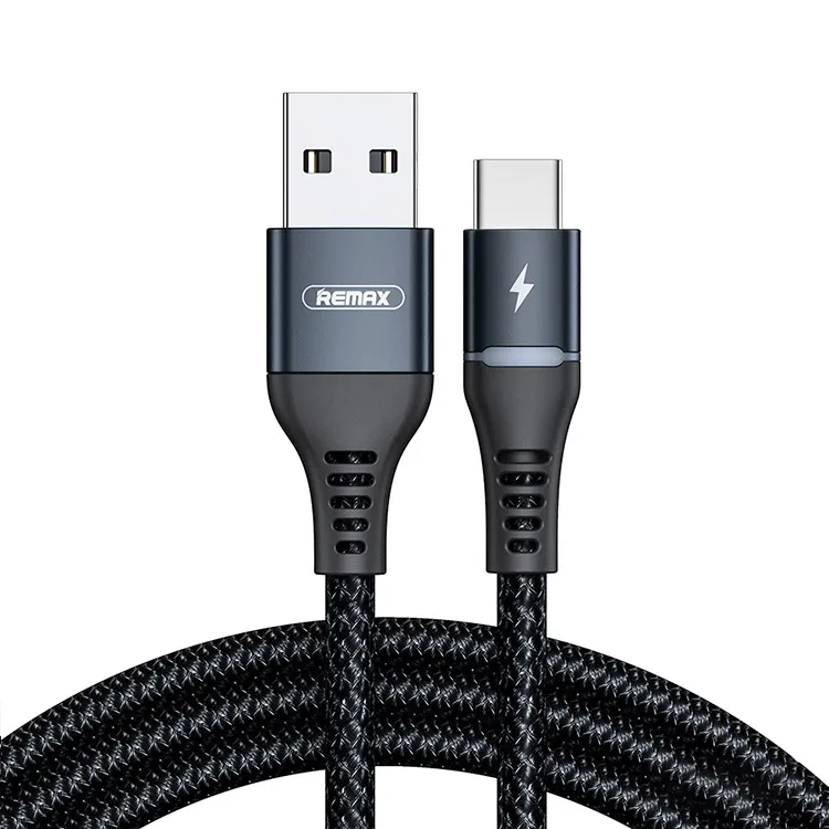 

2020 wholesales REMAX RC-152 original 1M 2.4A micro usb c cable android charge type c fast charging data cables colorful
