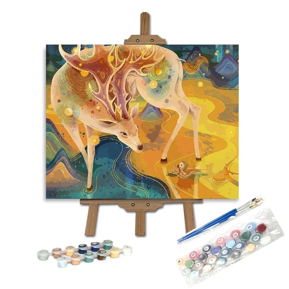 

new product Dropshipping paint by numbers for adults canvas