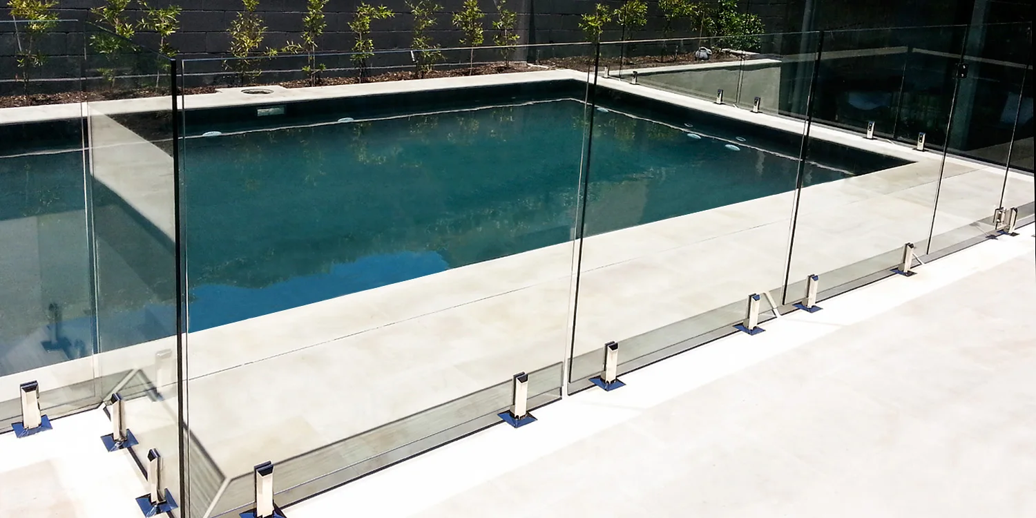 Excellent safety tempered glass fence toughened sandwich glass aluminum for swimming pool