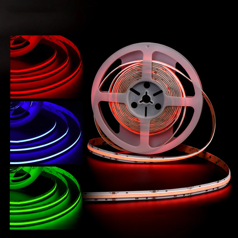 

Commercial Dream RGB DC 24V Magic Digital COB Light Strip RGBIC Soft Smart Addressable Magic RGB COB LED Strips Light