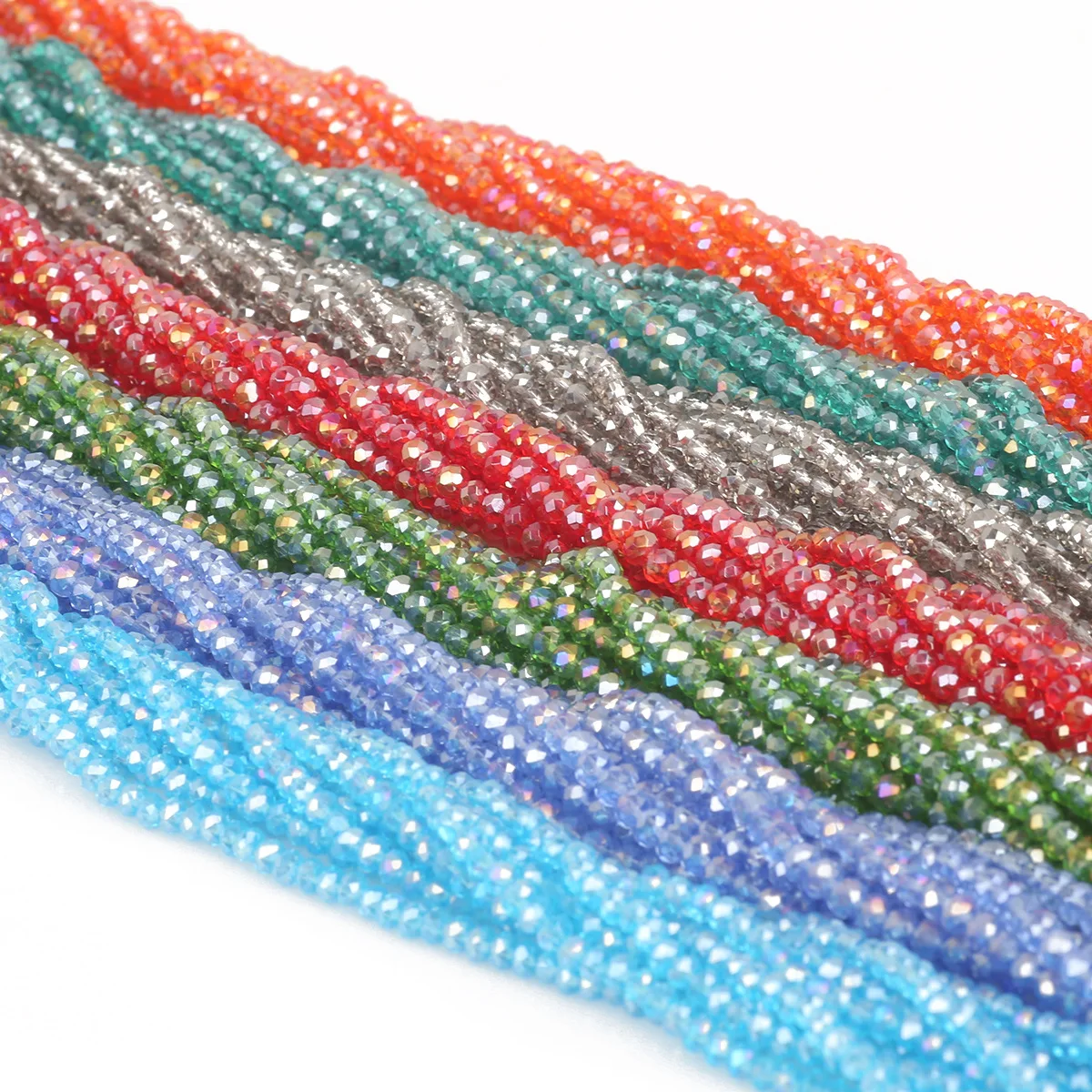 

Wholesale price 35 cm 2 mm/3 mm crystal beads in strand DIY jewelry accessories beads for jewelry making