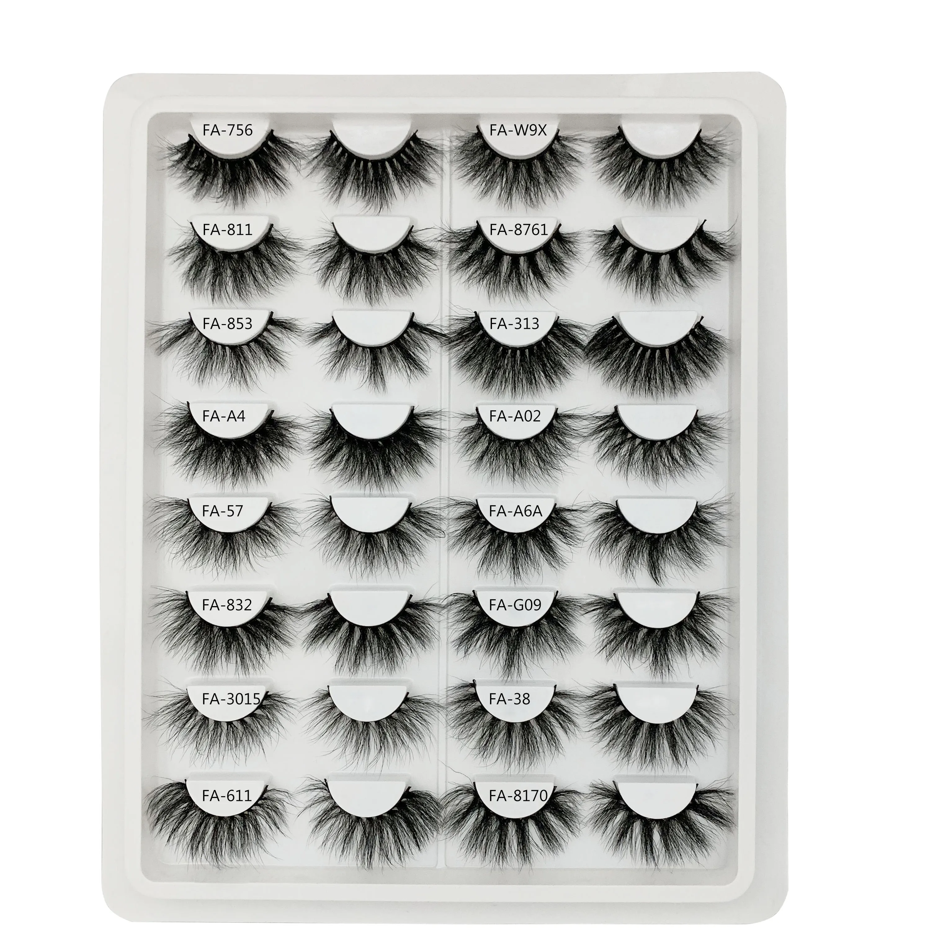 

Reusable Fluffy Last-long 2021-Latest Unforgettable Vendor Handcrafted Mink Liked False Eyelashes Sets with Customized Logo