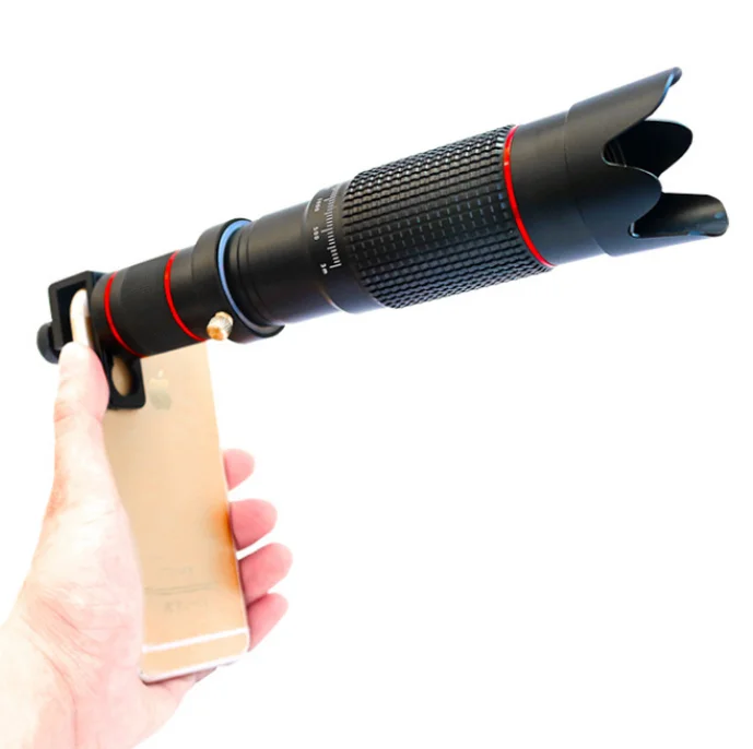 

36 times 22 times mobile phone telephoto lens telescope high-definition external lens fishing live concert telephoto shooting