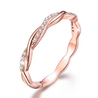 

Wholesale silver 925 ring woman ring rose gold wedding ring