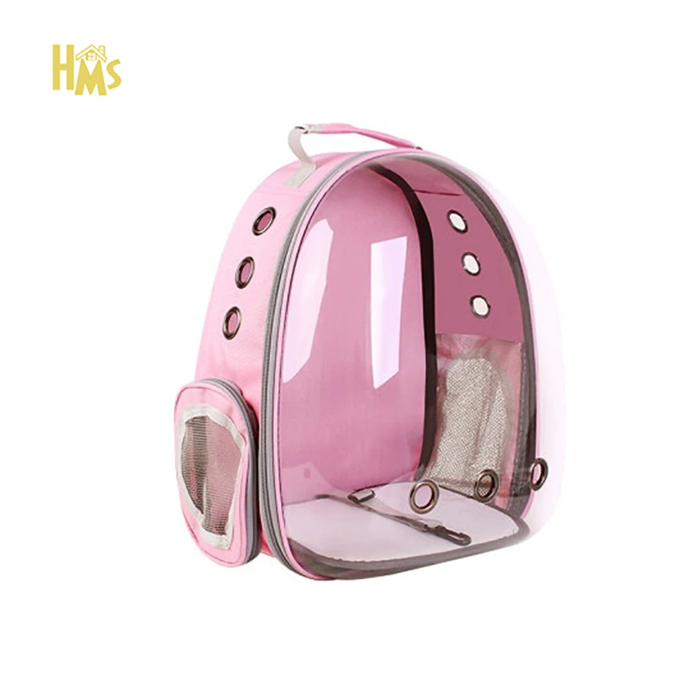 

HMS mochila gato cat dog carrier bag over the shoulder breathable pet carriers animal Custom Foladable Carrier pet Backpac, Red pink blue green yellow