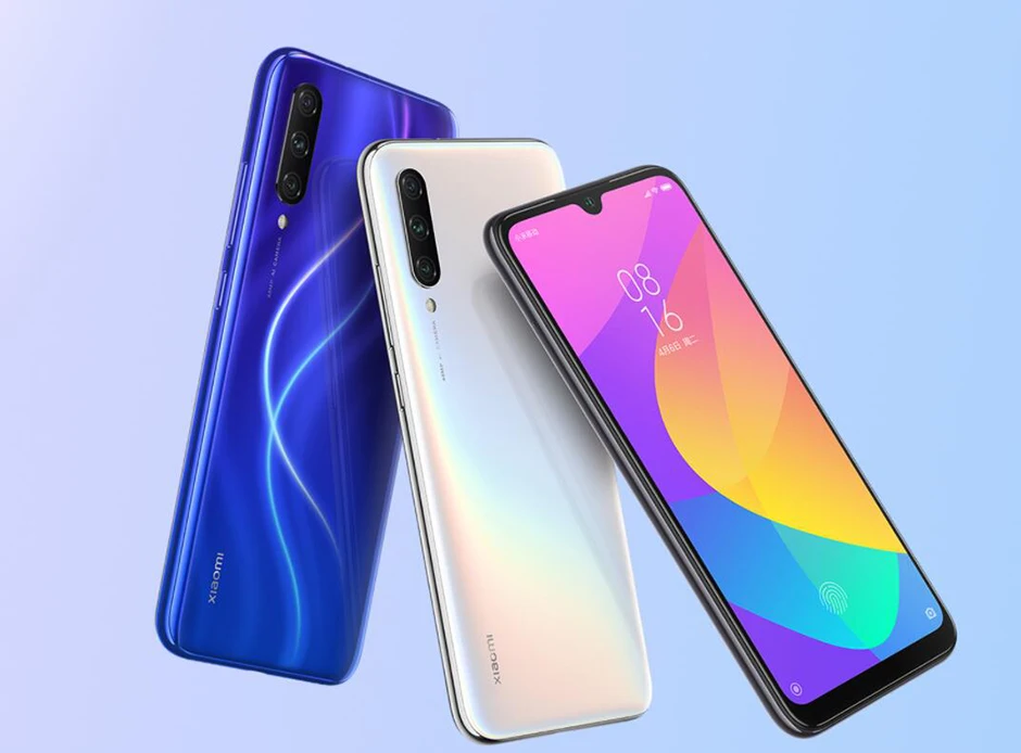 快速交货原装全球小米 mi a3 4gb 128gb 6.088 "屏幕小米智能手机