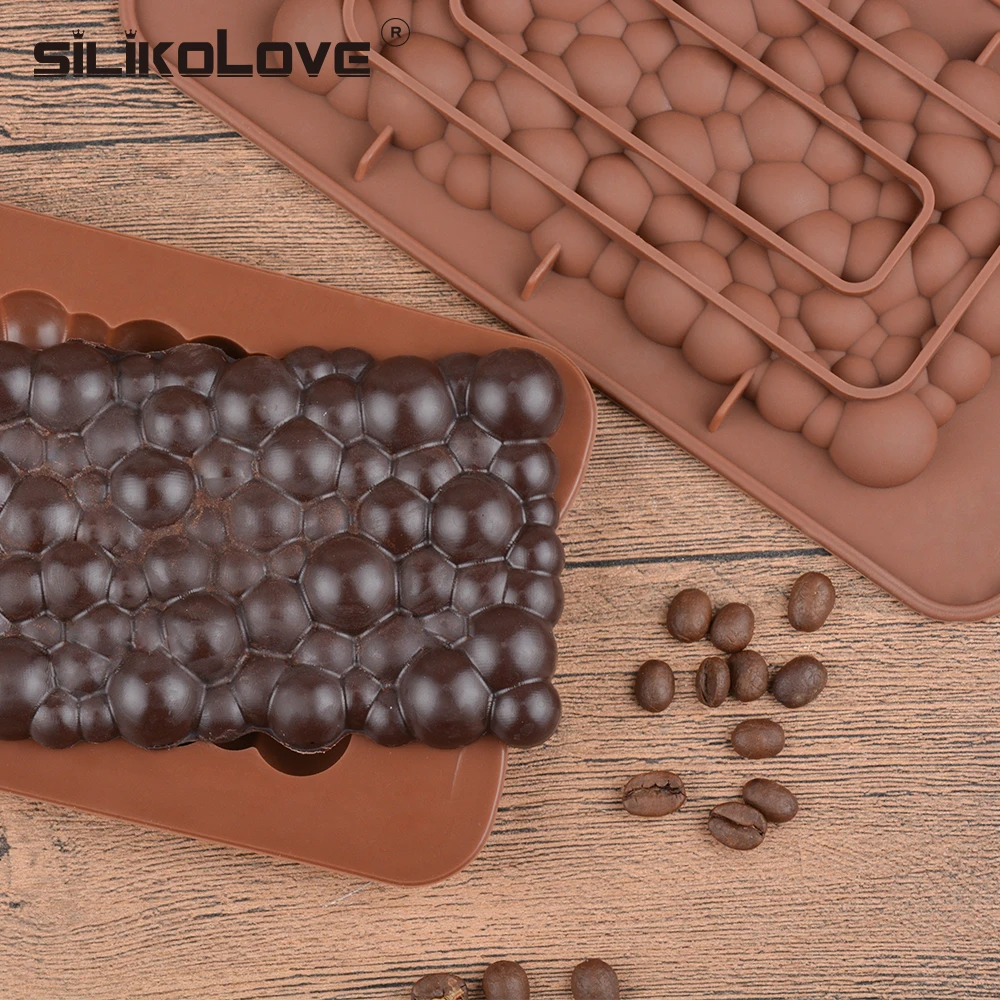 

New silicone chocolate mold chocolate baking tools non-stick candy mold for 3D chocolate bar