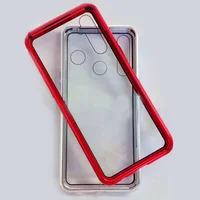 

Back Tempered Glass Magnetic cover For Oppo Realme 5 flip cell phone Metal case