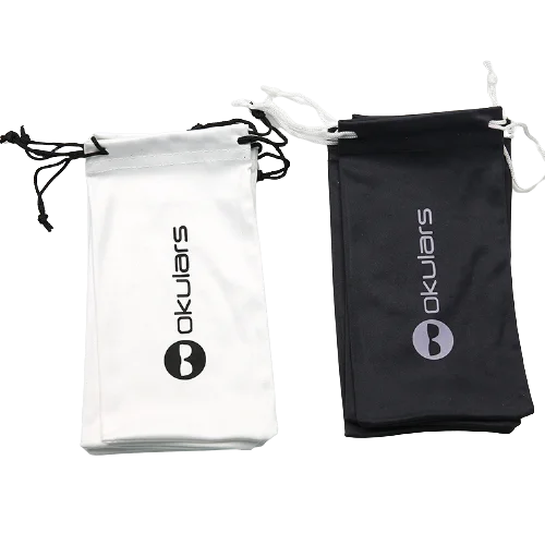 

Super fine fashionable logo microfiber nylon sunglasses pouch eye glass bags, Customized color according to pantone card