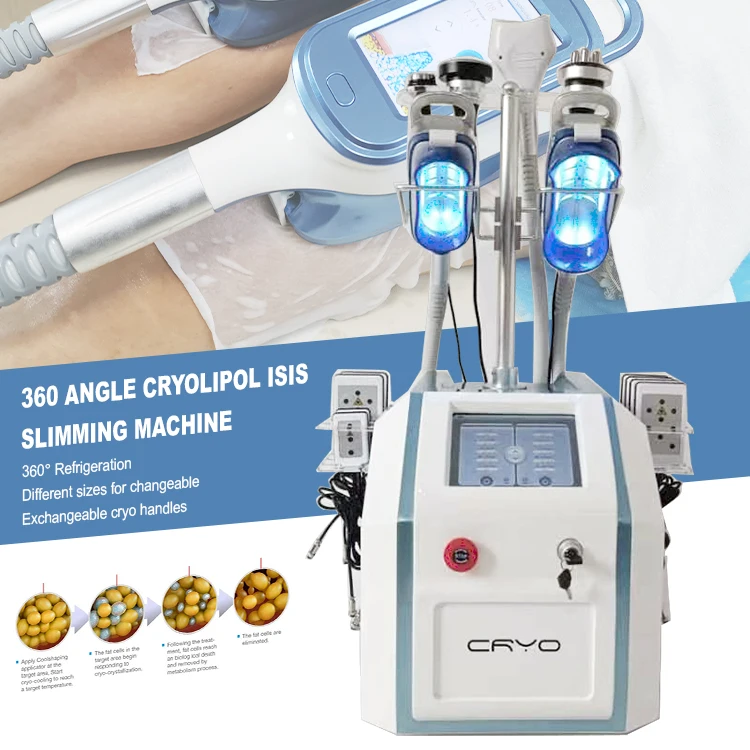 

360 Cryolipolisis Machine Body Slimming Machine Fat Reduction Fat Freezing Cryolipolysis Skin Tightening Cryo Slimming Machine